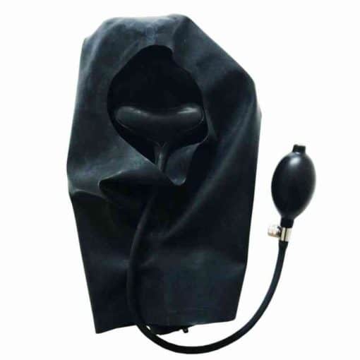 Cagoule Latex Unisexe GREEFEI - Masque Intégral Ajusté - Pour Cosplay, Fêtes Et Déguisements