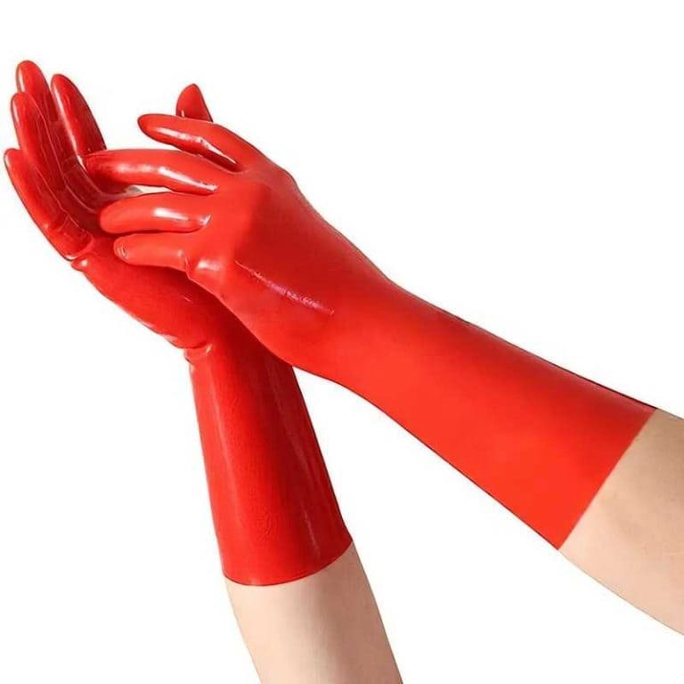 Gants Longs En Latex Naturel - 60 Cm - Protection Chimique Et Microbienne - Taille Universelle - Lavables à 30°C - 9