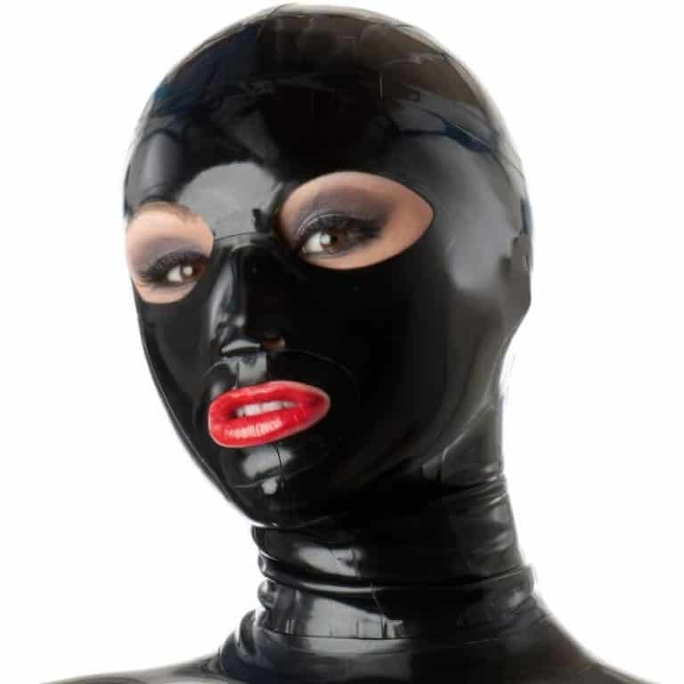 Latex Bondage Shawl Ensemble